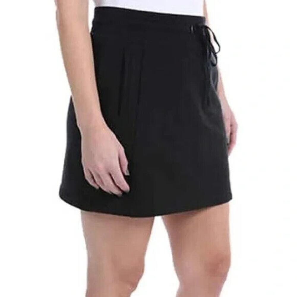 NWT Jones New York Signature The Faux Wrap Black Skort with pockets XXL